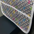 thumbnail image 3 of Sea Animals Microwave Oven Cover, Penguins Wearing Colored Party Hats Crowns Rows of Staring Penguins South Pole, Water Resistant Organizer with Pockets Kitchen, 36" x 12", Multicolor, by Ambesonne, 3 of 4