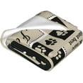 thumbnail image 5 of Black Cat Blankets Flannel Soft Cozy Lightweight Throw Blanket for Bedding Couch Sofa Living Room Office Travel 60 x 50 Inch, 5 of 6