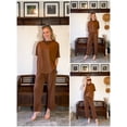 thumbnail image 7 of MINTREUS Two Piece Sets for Women Outfits Oversized Wide Leg Crop Pants Lounge Sets Airport Beach Vacation Clothes, 7 of 7