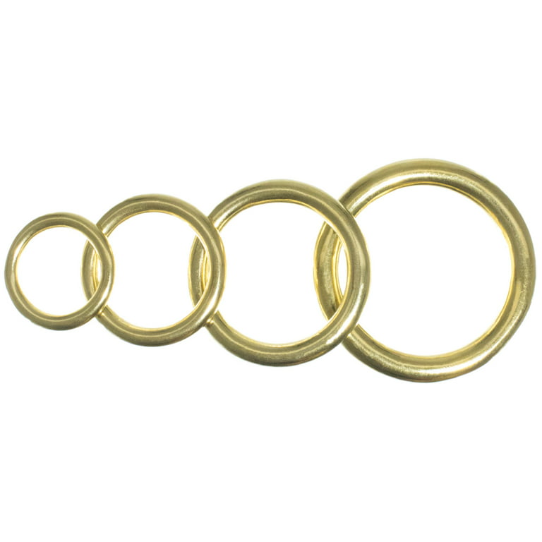 10pcs 1.25 Inch Inside Diameter Gold Key Rings Gold O Ring Clip