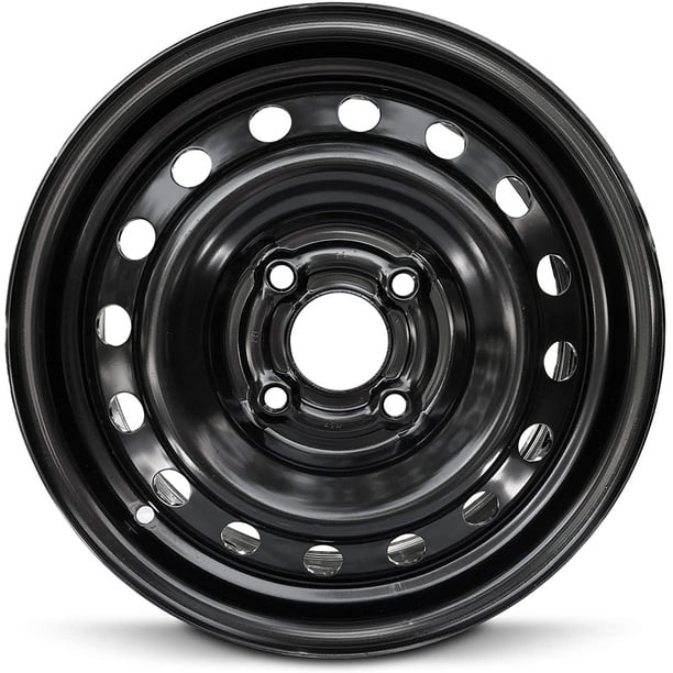 Wheel For 19982002 Honda Accord 15 inch 4 Lug Black Steel Rim Fits R15