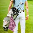 thumbnail image 5 of Kdxio Orchids Flowers Pattern Golf Towel (24" X 16") with Carabiner Clip - The Convenient Golf Cleaning Towel, 5 of 8