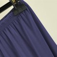 thumbnail image 5 of Endives Summer Women's Short Sleepwear Plus Size Solid Color High Waisted Loose Wide Leg Shorts Loungewear Pajama Short, 5 of 6