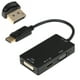 thumbnail image 5 of Adaptador DisplayPort a HDMI, adaptador 3 en 1, convertidor DisplayPort a VGA, adaptador DVI a DVI, ultra sensible, 5 of 12