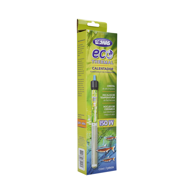 Calentador Sumergible C/ Termostato LOMAS Ecothermal 150W FL8605