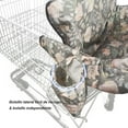 thumbnail image 3 of ICOPUCA Portable Shopping Cart Cover for Baby Girl,Cart Covers for Babies, Infant High Chair Cover, Machine Washable, with storage bag Toddler Grocery Cover Flowers printing, 3 of 8
