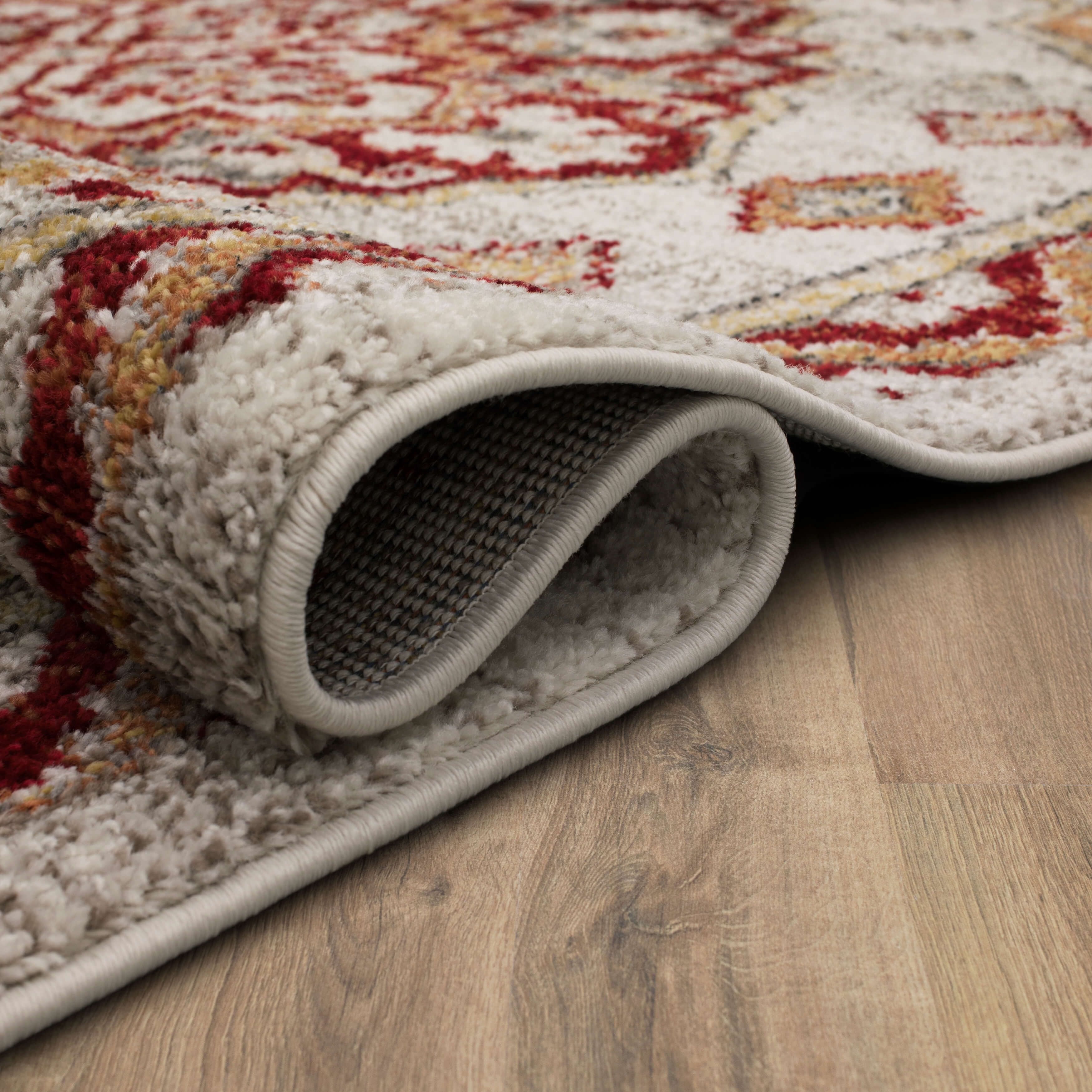 Mohawk Home Huffman Indoor Ornamental Area Rug, Gold, 6' x 9'