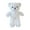 White, variant on Soft Plush Bear Stuffed Animal Huggable Toy Soothing Companion Gift for All Ages, 11 Inch Fluffy Cuddly Doll with Big Eyes (White, Brown, Khaki)