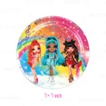 thumbnail image 2 of Muñeca de estilo arcoíris Y2K con temática musical, vajilla desechable decorativa para fiesta de cumpleaños, servilleta, globo, Baby Shower, regalo para niña y niño（knife 10pcs, 2 of 5