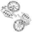 thumbnail image 3 of WHAMVOX 2 Pcs Lapel Doctor Hat Brooch Men and Women 2.50X2.00X1.50CM Silver, 3 of 8