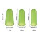 thumbnail image 2 of Uxcell 10Pcs Puntas de Dedos de Goma Protectores de Dedos Dedal de Silicona 3 Tamaños Verde, 2 of 6
