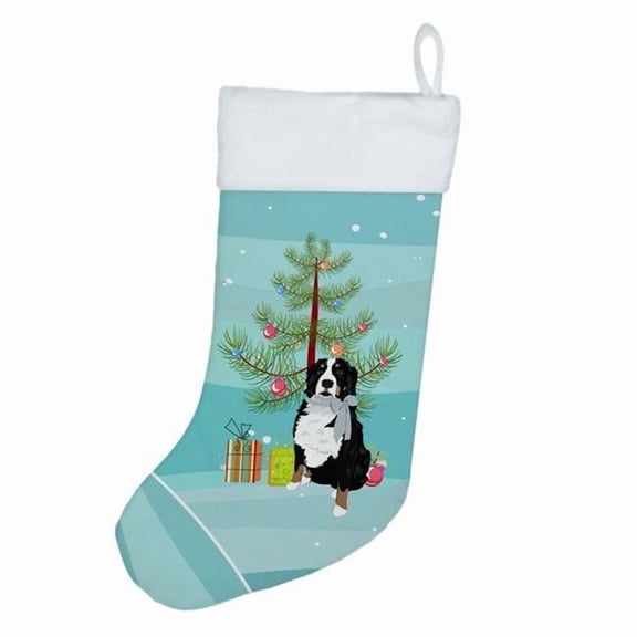 18 x 13.5 in. Unisex Bernese Mountain Dog No.3 Christmas Christmas Stocking