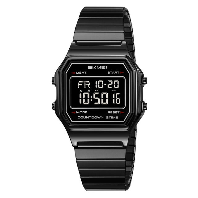 Leodye 1PCS Montre Numérique de Sport pour Hommes Étanche Lumineuse pour Randonnée Camping Course et Natation -1.68*1.39 Po
