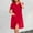 Red, variant on XINXIAOO Women Solid Comfortable Casual Skirt Loose Pajamas Short Sleeve Nightgown plus Size Kimonos Robe after Shower Wrap around Towel Shawl with Hood Bathrobe Towel for Women Short Towel Dress plus
