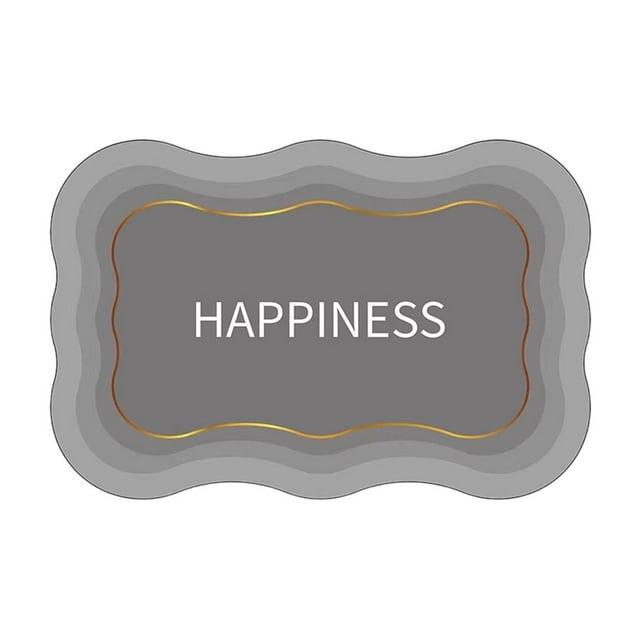 Bathroom Floor Mat Diatom Mud Super Absorbent Quick Drying Nonslip Backing 40 cm x 60 cm