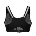 thumbnail image 3 of Norbi Women Front Zipper Closure Push Up Bras Shockproof Fitness Vest Removable Padded Wireless Tops, 3 of 6