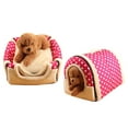 thumbnail image 2 of LSLJS 2 In 1 Home And Sofa for Dog Bed Puppy Rabbit Pet Warm Soft Warm Pet Bed, Pet Supplies, 2 of 2