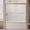 Gold, variant on YOKWOK 56-60" W x 57" H Adjustable Sliding Shower Door, 1/4" (6mm) Clear Tempered Glass, Reversible Double Sliding Glass Shower Door, Dry-Wet Separation Design for Bathroom Use, Silver