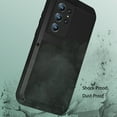thumbnail image 6 of Dteck for Samsung Galaxy S22 Ultra 6.8" Case, Outdoor Sports Military Heavy Duty Metal Cover Shockproof Dustproof Full Body Protective Case Without Screen Protector, Support Wireless Charging,Black, 6 of 6