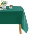 thumbnail image 6 of XWZO Emerald Green Textured Rectangular Tablecloth for Kitchen, Dining-Waterproof Wrinkle-Abrasion Resistant Christmas Tablecloth for Canteen, Outdoor Picnic, 52 x 70, 6 of 11