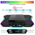 thumbnail image 4 of 12-Mode RGB Laptop Cooling Pad LED Screen Gaming Laptop Cooler, 4 of 5