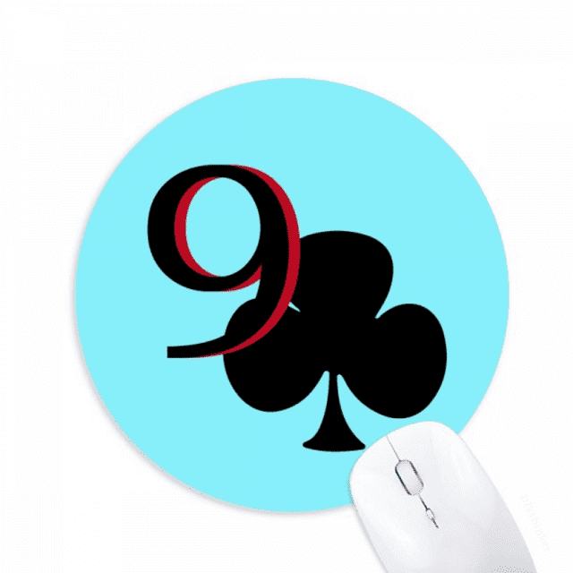 Happiness Club 9 Poker Mouse Pad Comfortable Game Office Mat