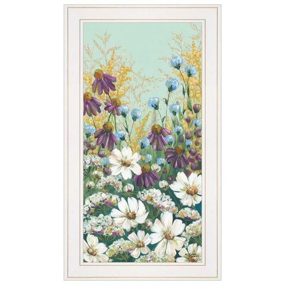 Floral Field Day by Michele Norman Printed Wall Art Wood Multi-Color