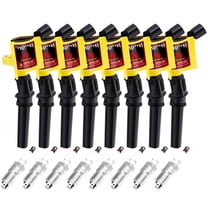 8 pack DG508 Ignition Coils and Spark Plugs for 1997-2003 Ford F150 Expedition 5.4L Triton V8