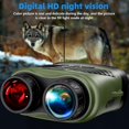 thumbnail image 4 of Night Vision Goggles - 4K Night Vision Binoculars with 48MP and 3 Inch Display, 8X Digital Zoom and 7-Level Infrared Black with White, Backlit Button, 4 of 6