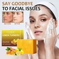 thumbnail image 1 of Fiudx Jabón de Limón, Barra Limpiadora Natural Limón y Cúrcuma, Jabón Fresco Antioxidantes, Fórmula Suave Ingredientes Calmante, Cuidad Facial y Corporal de Uso Diario, Aptoparatodo Tipo de Pieel, Ar, 1 of 7
