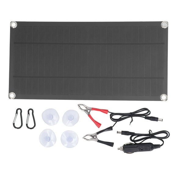 Single Crystal Solar Panel 10W 18V Photovoltaic PV Monocrystalline Flexible Solar Panel for Household 30W