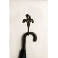 thumbnail image 5 of FantasHome Wall Mounted Cast Iron Home Décor Single Hook - Iris Flower, 5 of 5