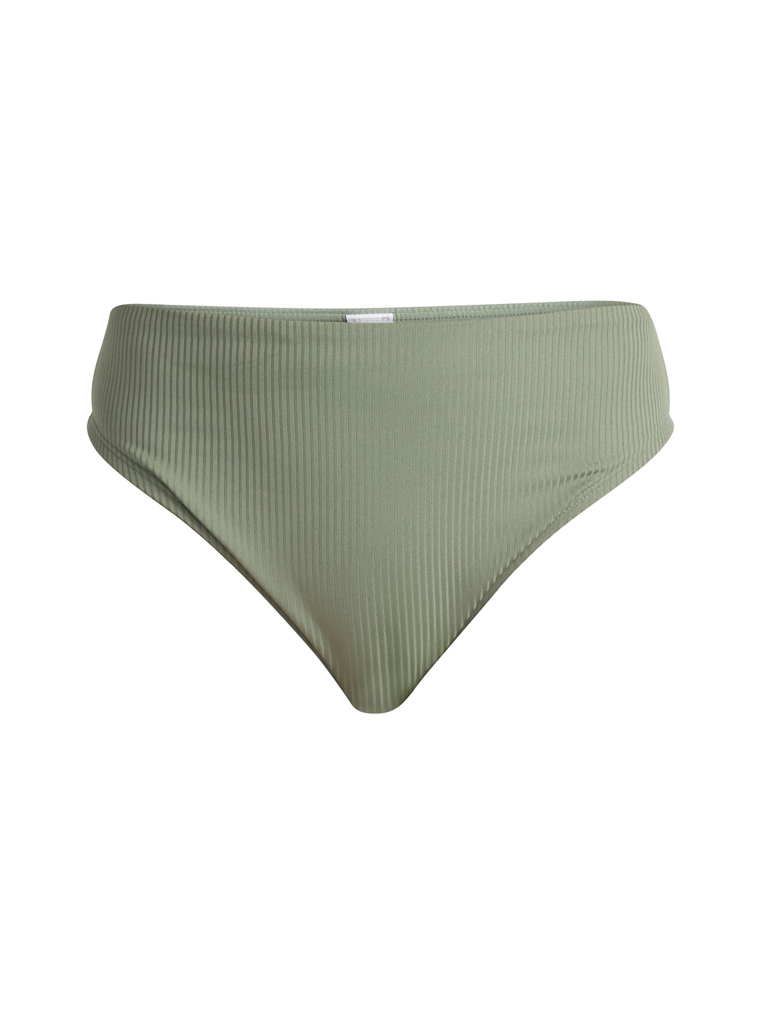 Time and Tru Women’s and Women's Plus High Cut Mid Rise Bikini Bottoms, Sizes XS-2X