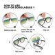 thumbnail image 3 of 4 Pc Glasses Clip, Sunglasses Clips, Overglasses, Polarised Clip On Sunglasses, Wear Resistant Thin, 3 of 4