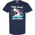 thumbnail image 3 of Inktastic Shark Holly Jawly Christmas T-Shirt, 3 of 5