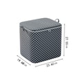 thumbnail image 3 of Storage Bags, Portable Large Capacity Clothes Storage Bag, Non-Woven Fabric Double Zipper Foldable Wardrobe Organizer for Travel Moving, 3 of 6