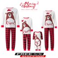 thumbnail image 1 of EIMELI Pyjamas de Noël pour la Famille Imprimé Gingerbread Man, 1 of 12