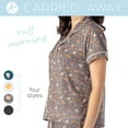 thumbnail image 3 of Hello Mello Carried Away Lounge Short Sleeve Pajama Tops, Ruff Morning Medium/Large (Women's), 3 of 8
