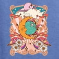 thumbnail image 6 of Wild Bobby Sun and Moon Groovy Vintage Daisy Flowers Stars Vintage Unisex Hoodie Sweatshirt, Vintage Heather Blue, Small, 6 of 6