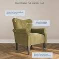 thumbnail image 4 of BELLEZE Accent Chair Armchair for Living Room - Allston (Avocado), 4 of 7