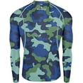 thumbnail image 3 of Men's Running Fitness Cooling Sportswear Camo Compression Short-Sleeved Shirt + Pants Sets, 3 of 6
