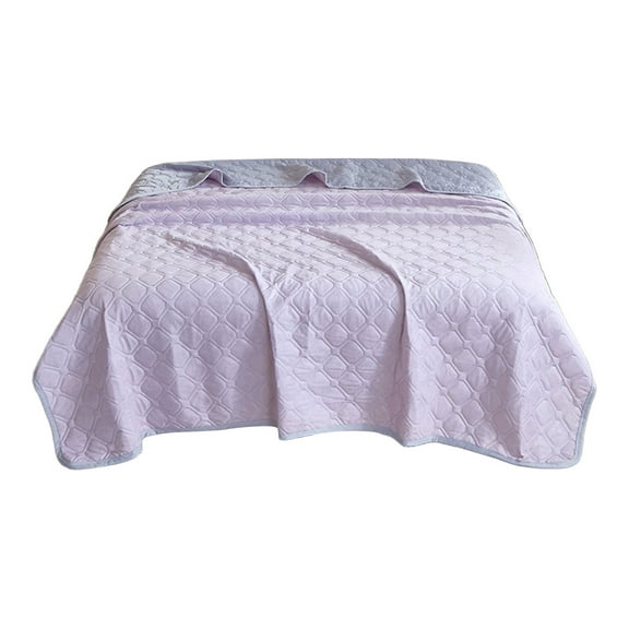 Lilixerw Lightweight Natural Cooling Comforter Queen Size Grid Pattern,Soft Breathable Cooling Blanket,Summer Comforter for Hot Sleepers and Night Sweats,59 x 39.3 inch