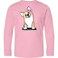 thumbnail image 3 of Inktastic Corgi Puppy Girl Long Sleeve Youth T-Shirt, 3 of 5