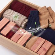 24Pcs Cedar Space Cedar Blocks for Closet Storage,100% Aromatic Red Ceder Blocks Cedar Planks Chips 16pcs for Closet Drawers 100% Natural Wood Chips