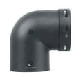 thumbnail image 3 of 60mm Car Heater Warm Air Ducting Pipe Elbow Outlet Connector Black Plastic Replacement Accessories Outlet Connector, 3 of 8