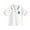 White, variant on Hiijoy Toddler Boys Casual Polo Shirt Short Sleeve Comfortable T Shirt Undershirt, Sizes 1-6