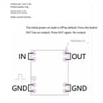 thumbnail image 3 of Switch Module Power Switch Power Button Module One-Touch Load On/Off Replaces Mechanical, 3 of 6
