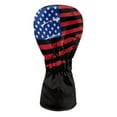 thumbnail image 2 of Yuyamidu American Flag Patriotic Golf Club Head Covers, PU Leather Golf Head Covers, Fit Driver Fairway Hybrid Golf Accessory for Men Women, 2 of 7