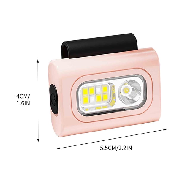 Veilleuse Rouge Éclairage Extérieur, Veilleuse Portable pour la Course pour le Sport, Phares Rouges, Lumière Magnétique sur la Poitrine, Veilleuse de Course de Nuit Veilleuse Portable