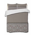 thumbnail image 2 of Boho Brown Flower Twin Size Down Alternative Comforter, Lightweight Comforter Quilt Bedding Set with Pillow Shams Abstract Bohemia Pesley Floral All Seasons Bed Comforter Duvet Insert 68"x86", 2 of 7